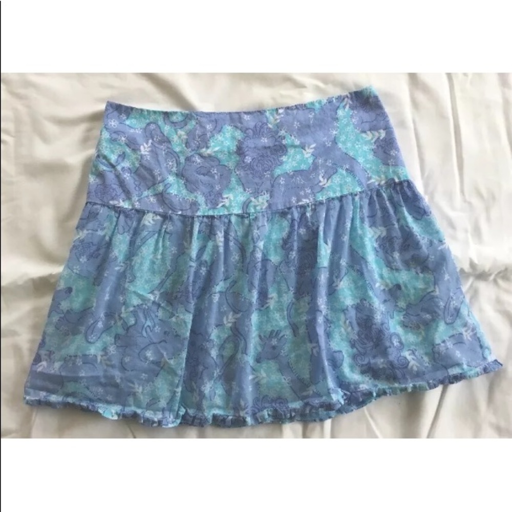 Lilly Pulitzer elephant design skirt